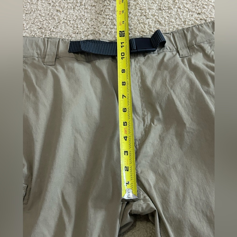 BC Clothing Co Convertible Pants Men XL x 30 Tan Cargo Hiking Stretch Zip Off - Picture 5 of 7